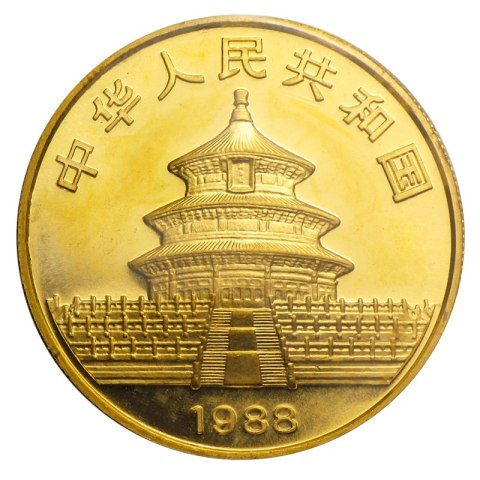 1 Uncja Chińska Panda Złota Moneta | 1988