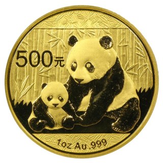 1 Uncja Chińska Panda Złota Moneta | 2012