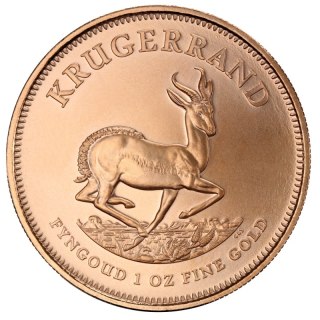 1 Uncja Krugerrand Złota Moneta | Mieszane Roczniki