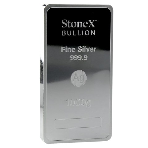 1 kg Srebrna Moneta Sztabka StoneX Bullion - inwestycyjna sztabka srebra