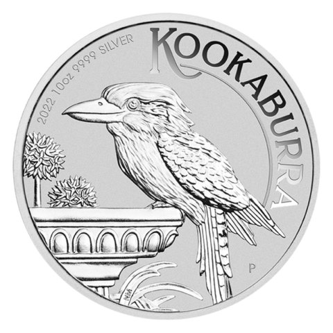 10 Uncji Kookaburra Srebrna Moneta | 2022