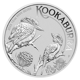 10 oz Kookaburra Srebrna Moneta | 2023