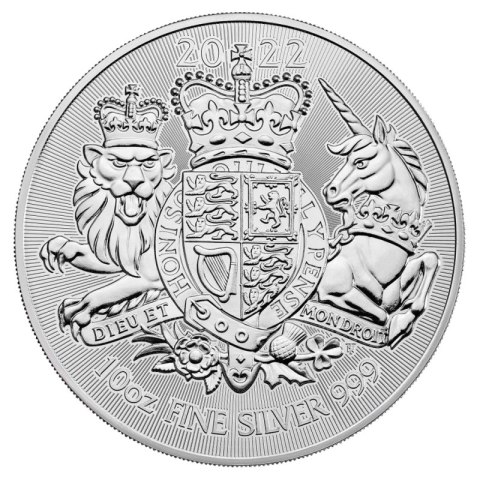 10 oz Królewska Armia 2022 srebrna moneta w kapslu ochronnym