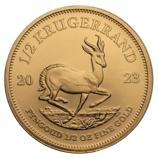 1/2 Uncji Krugerrand Złota Moneta | 2023