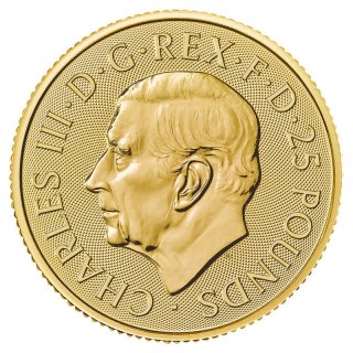 1/4 oz Tudor Beasts The Bull of Clarence Złota Moneta | 2023