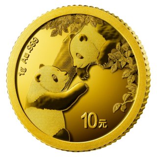 1g Chińska Panda Złota Moneta | 2023