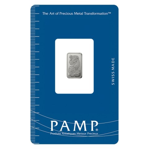 Sztabka platyny 1g PAMP Suisse – inwestycyjna forma metalu – GoldInvest24