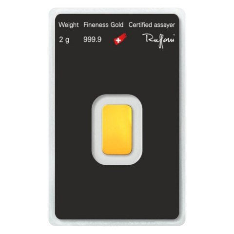 Argor-Heraeus 2g złota – czystość 999,9, inwestycja w kruszec