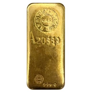 500g Złota Sztabka | Rothschild | Odlewana