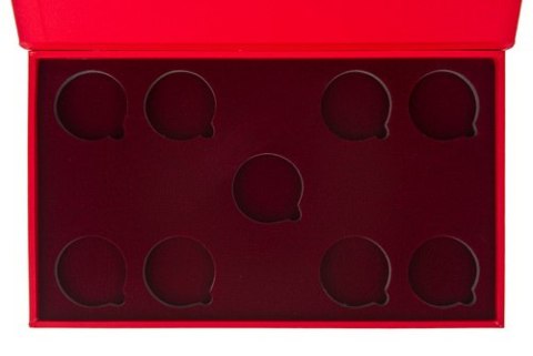 Kasetka na srebrne monety z serii Lunar I | 9 x 1/2 uncji