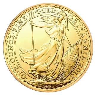 1 Uncja Britannia Złota Moneta | Mieszane Rocznik 999.9