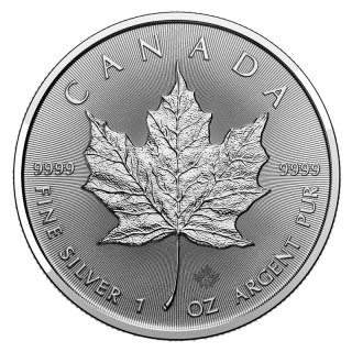 1 Uncja Liść Klonowy Srebrna Moneta | 2024