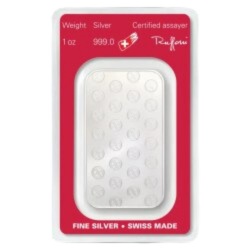 1 oz Srebrna Sztabka | Argor-Heraeus