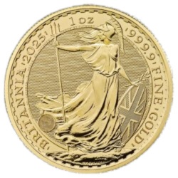 Złota moneta 1 oz Britannia Karol III 2025 - inwestycyjna moneta bulionowa