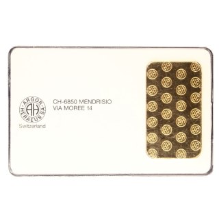 1 oz Gold Bar | Argor-Heraeus | 2nd choice