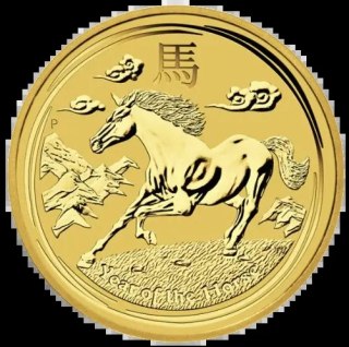 1 oz Lunar II Horse | Gold | 2014