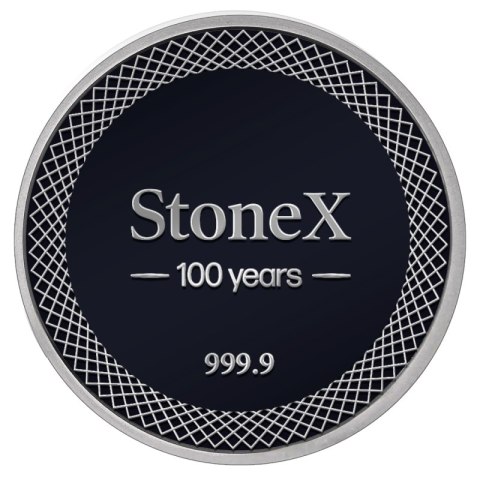 1 oz StoneX 100 Year Silver Round