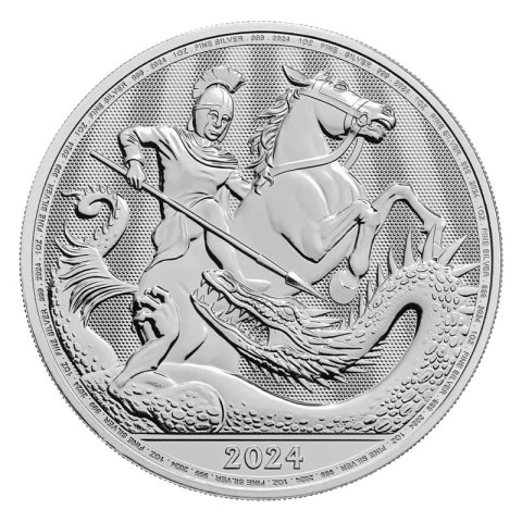 1 oz Św. Jerzy i Smok Srebrna Moneta