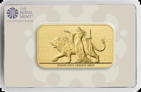 Złota sztabka 1 oz Una and the Lion 2024 od The Royal Mint w blistrze kolekcjonerskim – złoto inwestycyjne 999.9
