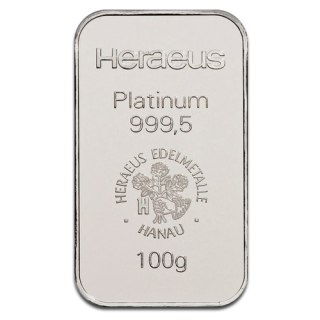 100g Platynowa Sztabka | Różni Producenci