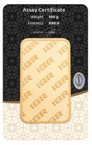 100g Złota Sztabka | Istanbul Gold Refinery