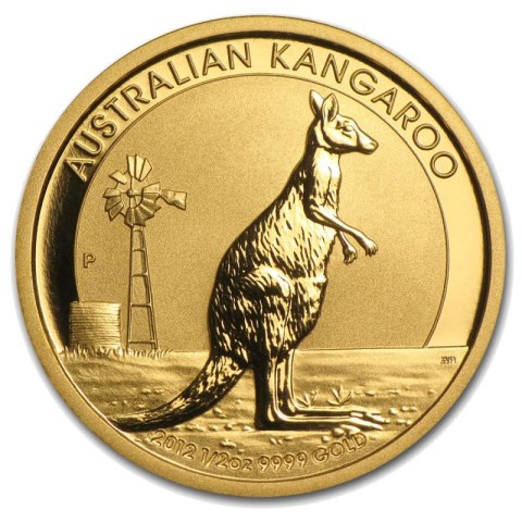 1/2 uncji złota Australijski Kangur – mieszane roczniki, Perth Mint