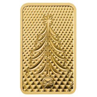 5g Złota Sztabka | Choinka | The Royal Mint