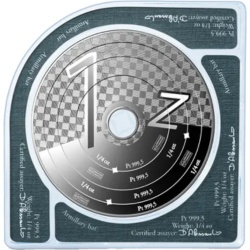 1 Uncja Armilarna Sztabka | Platyna | Valcambi