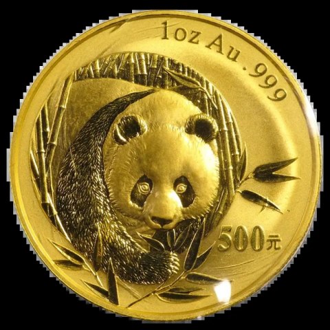 1 oz Chinese Panda Gold Coin 2003 in protective capsule