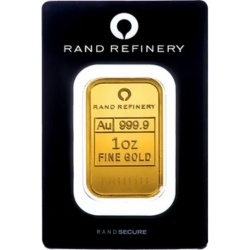 Złota sztabka 1 uncja zapakowana w Certipack z numerem seryjnym