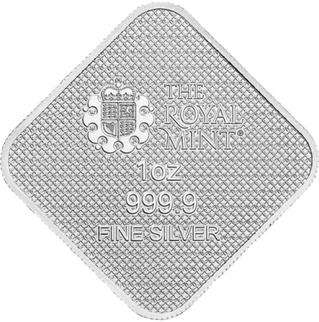 1 oz srebrna sztabka Bestie Królowej Completer 2025 – The Royal Mint, w folii ochronnej