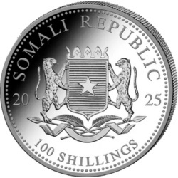 1 oz Słoń Somalijski Srebrna Moneta 2025