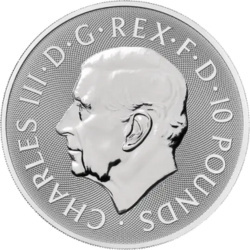 10 oz srebrna moneta Bestie Tudorów Greyhound of Richmond 2025