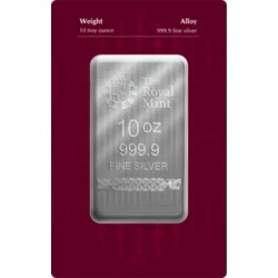 10 oz Thor srebrna sztabka Royal Mint w blistrze – inwestycyjna sztabka z czystego srebra 999,9 z wizerunkiem Thora