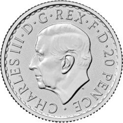 1/10 oz Britannia Karol III Srebrna Moneta | 2026