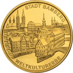 1-2 oz Złota Moneta 100 Euro Niemcy mieszane roczniki awers w kapslu ochronnym