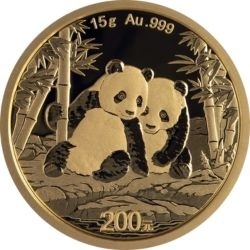 15g Chińska Panda Złota Moneta | 2026
