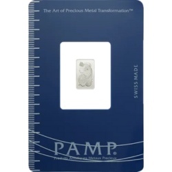 1g sztabka palladu PAMP Fortuna w CertiPack – czystość 999,5, motyw bogini Fortuny, szwajcarska jakość