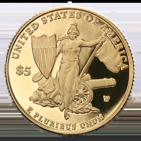 5 Dolarów Medal Honoru Złota Moneta | 2011