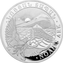 5 oz Arka Noego 2026 srebrna moneta w kapslu plastikowym – srebro 999 Armenia