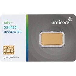 5g Sztabka Złota Umicore – inwestycyjna sztabka złota próby 999.9, belgijska rafinacja LBMA