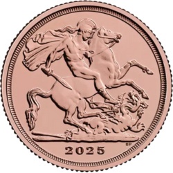 Ćwierć Suwerena Karol III Złota Moneta | 2025