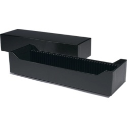 Czarne pudełko archiwizacyjne LOGIK na 40 sztabek w blistrach – elegancki organizer kolekcji – GoldInvest24