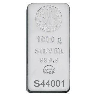 1 kg Silver Bar | Nadir Metal Rafineri