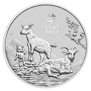 1 Kilogram Lunar III Rok Koza Srebrna Moneta | 2027