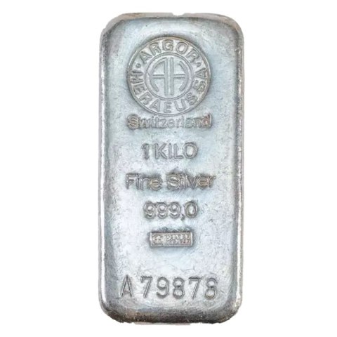 1 kg Silver Bar | Argor-Heraeus