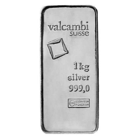 1 kg Silver Bar | Valcambi