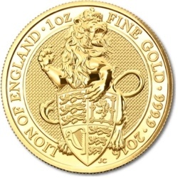 1 oz Queen's Beasts Lion of England Gold Coin | 2016