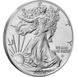Reverse of the American Eagle Coin 2026 – eagle in flight