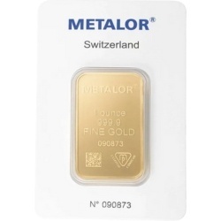 1 oz Gold Bar | Metalor
